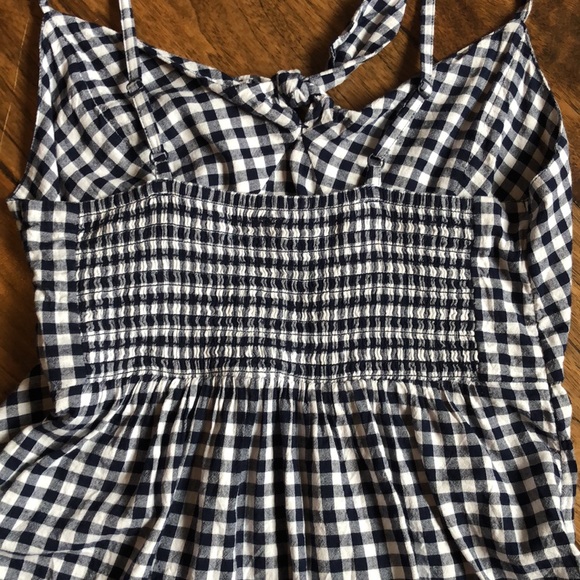 Adorable blue and white gingham tank - Picture 4 of 4